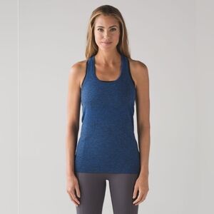 Lululemon Swiftly Tech Racerback Cerulean Blue Sz 4 Gorpcore